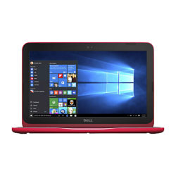 Dell Inspiron 11 3000 Series Laptop, Intel Celeron, 2GB RAM, 32GB eMMC, 11.6 Red